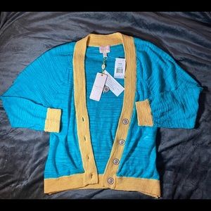 Tracy Reese New York Contrast Cardigan Size S